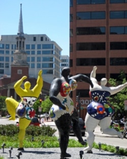 "The Three Graces" by Niki de Saint Phalle