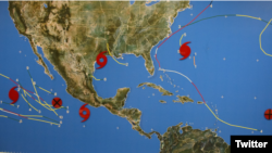 Se emitió una alerta de tormenta tropical para la costa de Texas, desde Sargent hasta Bolivar.