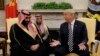 Trump encontrou-se com o rei Salman a 20 de Março, 2018, na Sala Oval da Casa Branca