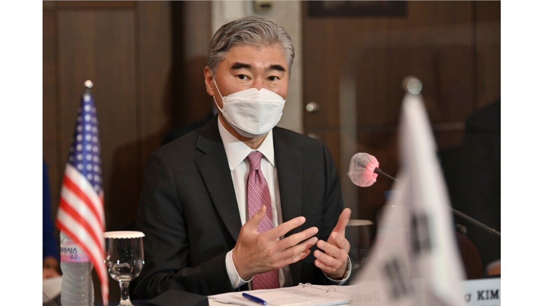 Perwakilan khusus AS untuk Korea Utara Sung Kim, di Seoul, Korea Selatan, 21 Juni 2021.