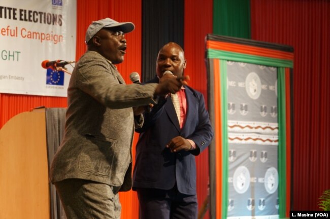 The ceremony was also spiced up by comedians who sensitized the audience on the need of peaceful elections.