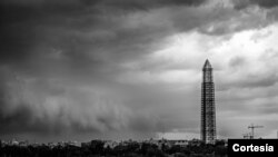 Scaffolding Protects Washington Monument