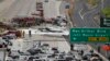 Avioneta se estrella en autopista de California
