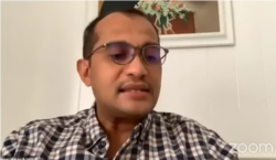 Wakil Menteri Hukum dan Hak Asasi Manusia (HAM) Edward Hiariej (Foto: tangkapan layar dari Youtube PB Ikatan Dokter Indonesia)