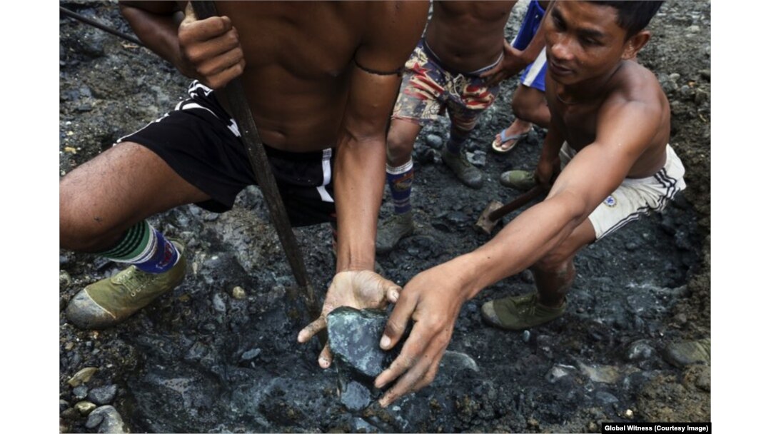 Jade mining in Myanmar.