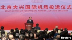 Hôm 25/09, Chủ tịch Trung Quốc Tập Cận Bình vừa khánh thành sân bay quốc tế Đại Hưng (Daxing) ở Bắc Kinh.