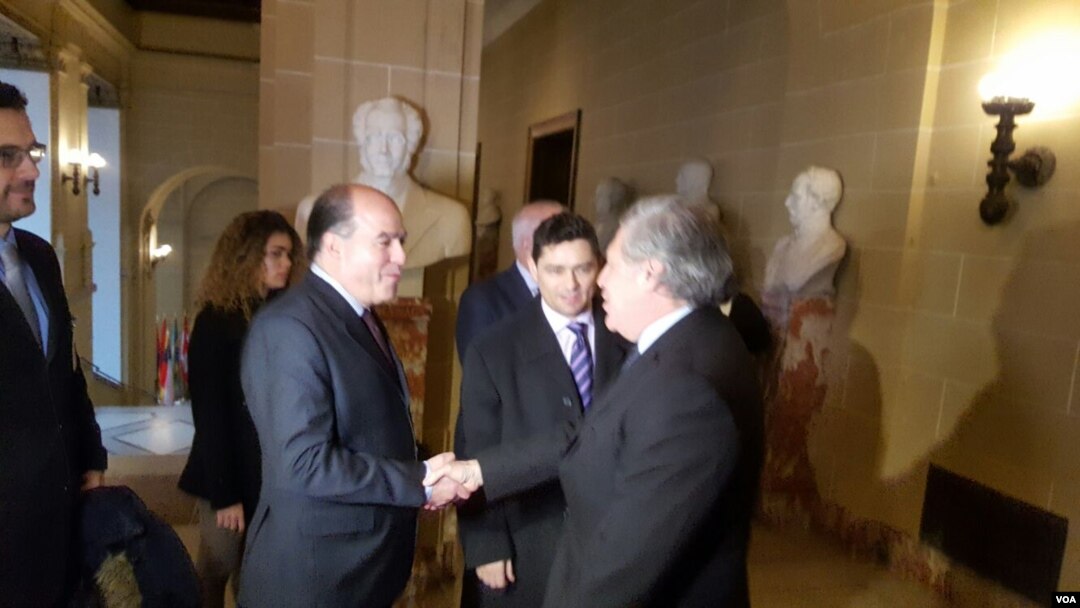 Julio Borges se reunió con el secretario general de la OEA, Luis Almagro.