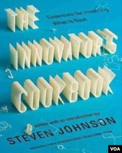 Halaman sampul buku "The Innovator’s Cookbook" karangan Steven Johnson.