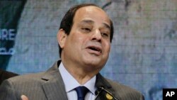 FILE - Egyptian President Abdel-Fattah el-Sissi.