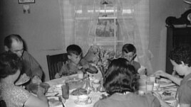 Farm Family at Dinner
