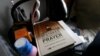 A book is shown inside the home of suspects Syed Rizwan Farook and Tashfeen Malik in Redlands, Calif., Dec. 4, 2015, following Wednesday's attacks in San Bernardino. 