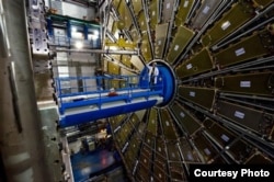 A $5.5 billion atom smasher, called the Large Hadron Collider, is housed at the CERN particle physics lab in Geneva, Switzerland. (Maximilien Brice and Claudia Marcelloni/CERN)