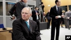 Le ministre allemand des Finances Wolfgang Schäuble a jugé peu probable un accord entre la Grèce et la zone euro
