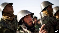 Солдаты афганской армии