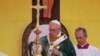 Pope Francis leads a mass at Kyite Ka San Football Stadium in Yangon, Myanmar, Nov. 29, 2017. 