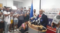 José Maria Neves fala após a vitória nas Presidenciais, Cabo Verde, 17 de Outubro de 2021