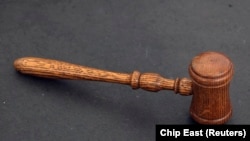 FILE: Representative illustration of a judge's courtroom gavel. Taken Feb,. 13, 2012.