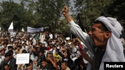 Антиамериканские протесты в Кабуле, Афганистан. 16 сентября 2012 года