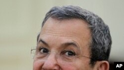 Israeli Defense Minister Ehud Barak (file Jan. 11, 2012).