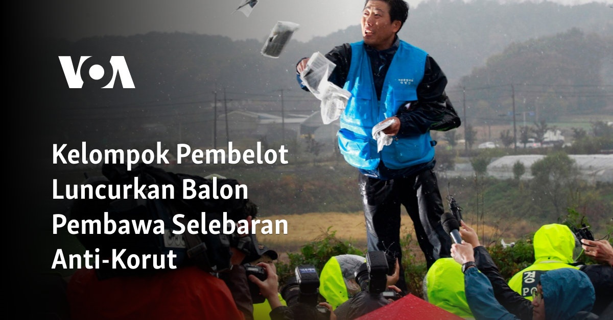 Kelompok Pembelot Luncurkan Balon Pembawa Selebaran Anti-Korut