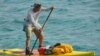 Shane Perrin will be competing on his custom stand up paddle board and he is the world record holder for most miles traveled by SUP in 24 hours (more than 160 km). (Image Credit: VerticalOar.com)