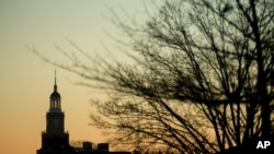 The Howard University campus at sunrise in Washington, D.C.