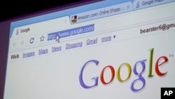 Google's new browser Chrome is shown during a news conference at Google Inc. headquarters in Mountain View, Calif., Tuesday, Spet. 2, 2008. Google Inc. is releasing its own Web browser, Chrome, in a long-anticipated move aimed at countering the dominance 