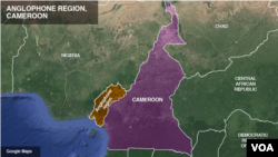 Ibice vya Kameruni bikoresha icongereza 