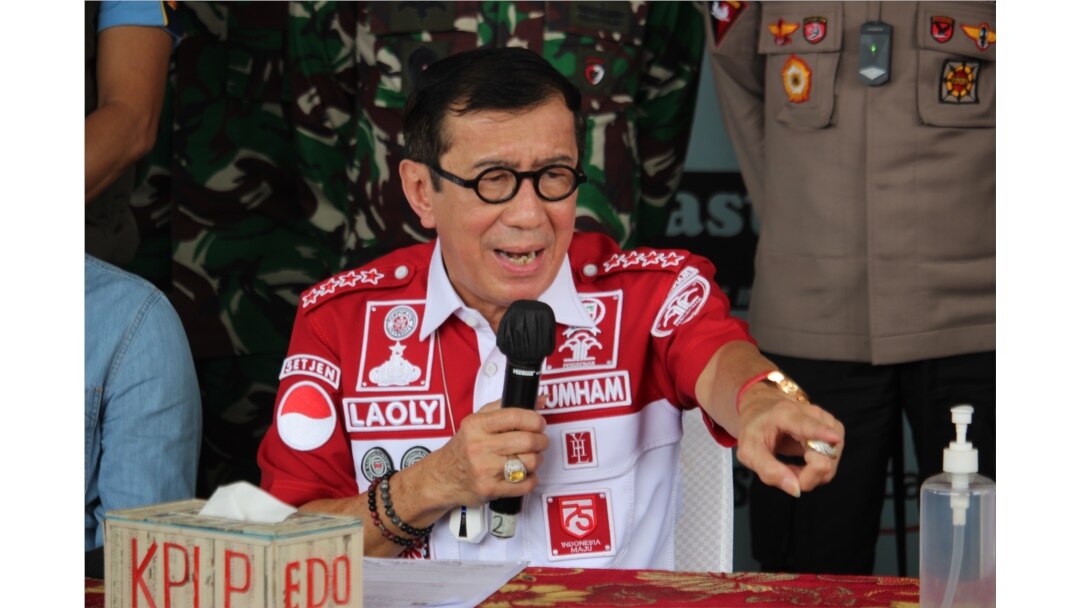 Menkumham Yasonna Laoly. (Foto: Indra Yoga)