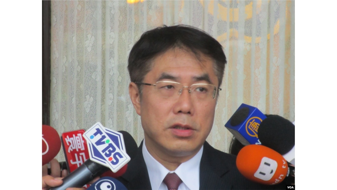 台灣執政黨民進黨立委黃偉哲(美國之音張永泰拍攝)