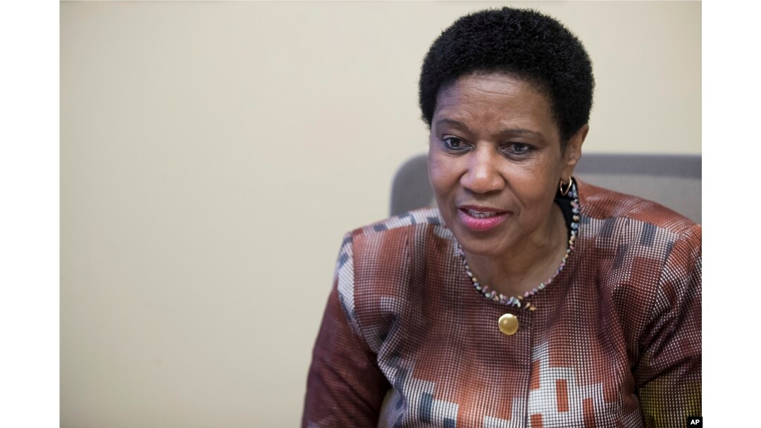 ARSIP - Phumzile Mlambo-Ngcuka, Wakil Sekjen PBB dan Direktur Eksekutif UN Women, berbicara dalam wawancara dengan The Associated Press di New York, 7 Maret 2018