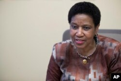 ARSIP - Phumzile Mlambo-Ngcuka, Wakil Sekjen PBB dan Direktur Eksekutif UN Women, berbicara dalam wawancara dengan The Associated Press di New York, 7 Maret 2018