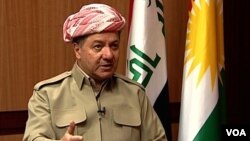 Kurdish President Massoud Barzani talks to VOA's Persian service in an exclusive interview. 