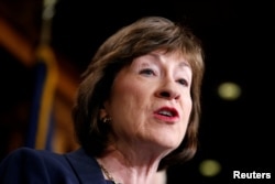 Senadora Susan Collins, republicana por el estado de Maine.