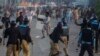 درگیری معترضان با پلیس پاکستان - ۱۰ شهریور ۱۳۹۳ 