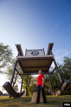 The World's Largest Rocking Chair in Cuba, Missouri