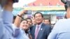 柬埔寨总理洪森的支持者和洪森自拍（2017年1月7日）
