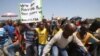 South African Police Use Force to Disperse Striking Miners