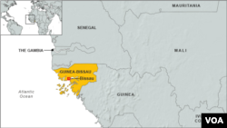 Guinea-Bissau di dalam peta Afrika. Utusan PBB mengatakan pemilu di negara yang dijadwalkan berlangsung November, kemungkinan harus ditangguhkan.