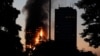 Пожар уничтожил высотный жилой дом в Лондоне