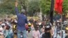 ကလေးမြို့က စစ်အာဏာသိမ်း ကန့်ကွက်ဆန္ဒပြပွဲ။ (ဧပြီလ ၀၂၊ ၂၀၂၁)
