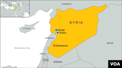 Map of Houla, Syria