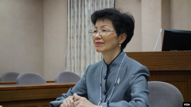 资料照:台湾的台港策进会董事长张小月