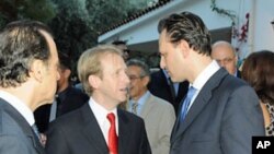 Ο Πρέσβης D. Speckhard με τον ΑΝΥΠΕΞ Δ. Δρούτσα.