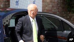 Le patron de l'AIEA, Yukiya Amano (AP Photo/Ronald Zak)