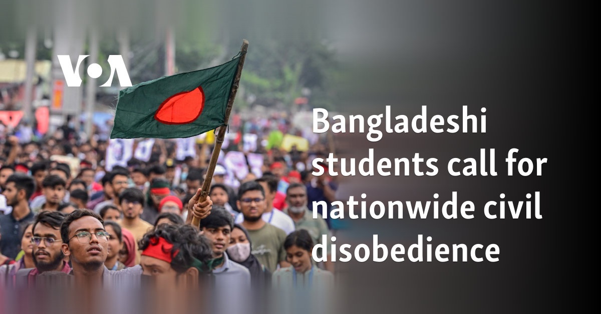 Bangladesh civil disobedience