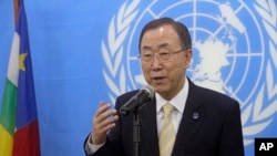 Ban Ki-moon a rappelé que les violations des droits humains se poursuivent en RCA, en toute impunité