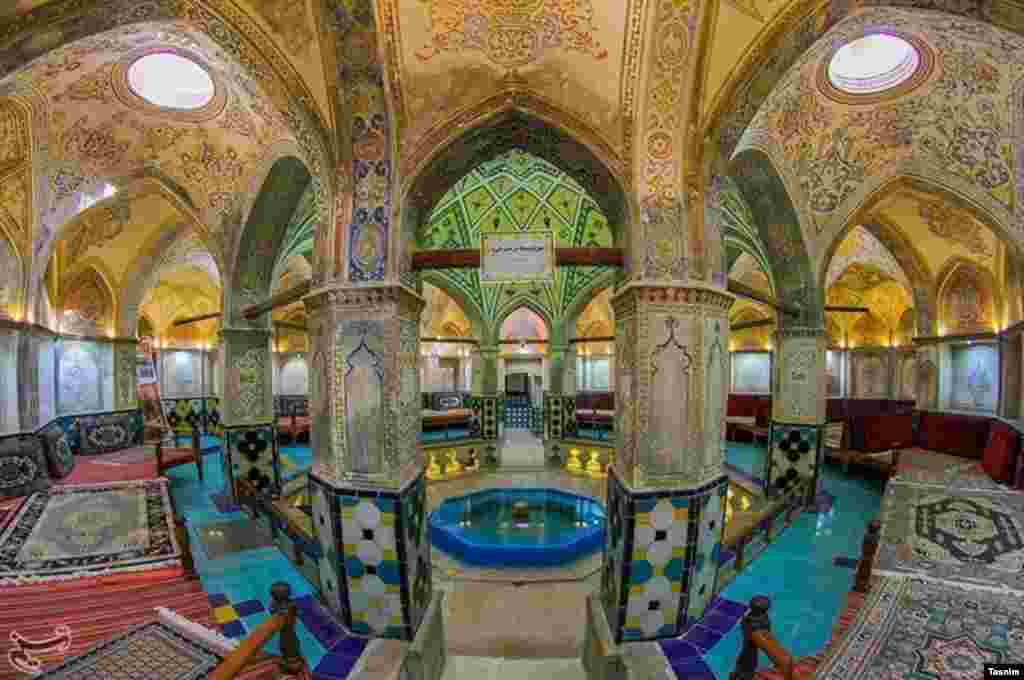 حمام تاریخی سلطان امیر احمد کاشان عکس: علی خدایی