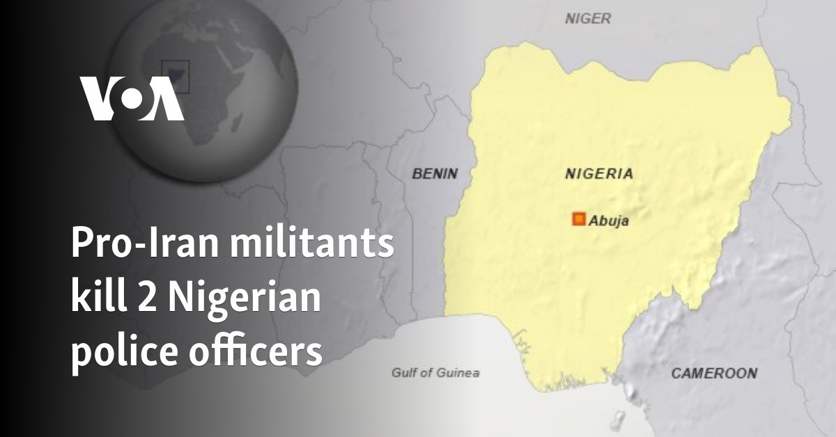 Pro-Iranian militants kill two Nigerian police officers