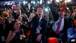 En images : Donald Trump remporte l'élection présidentielle 2016